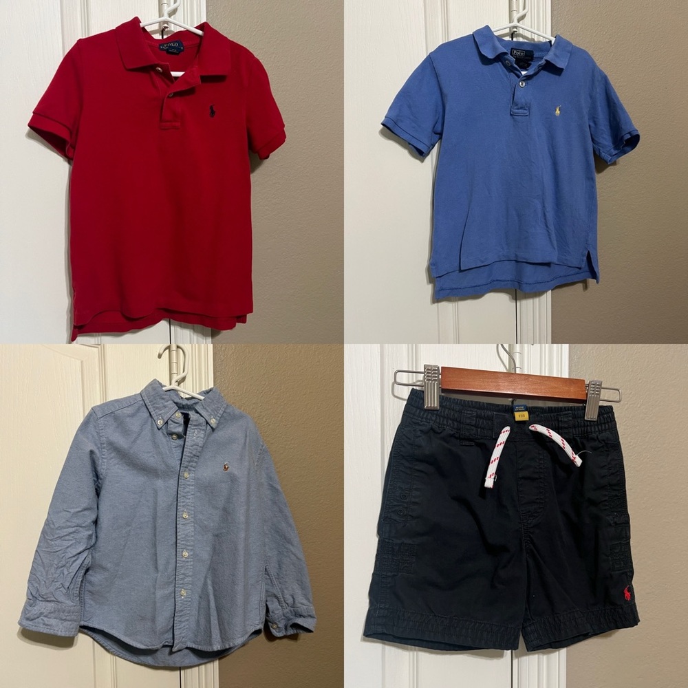 Boys Size 5 Polo Ralph Lauren 4 Piece Lot